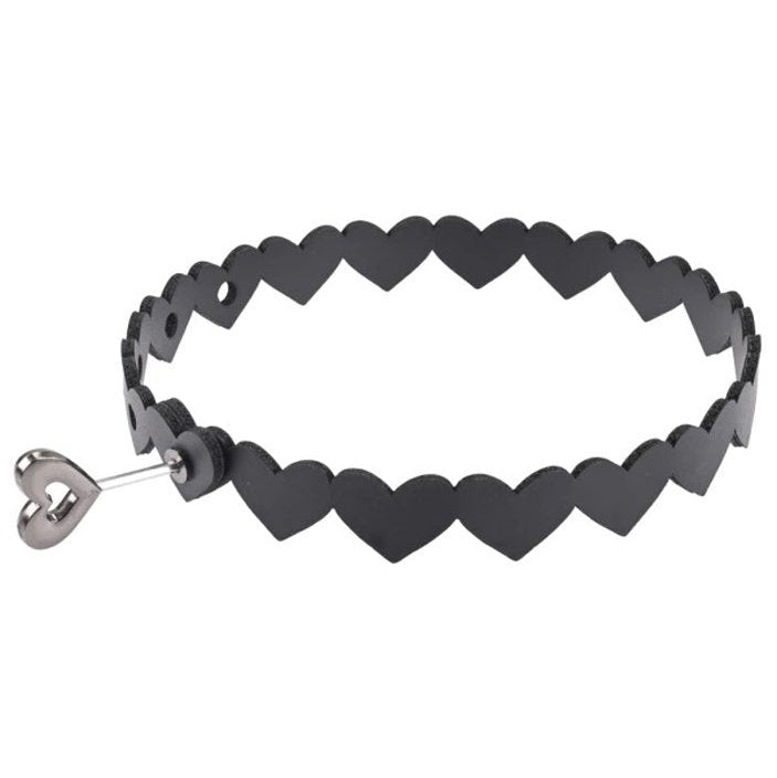 Heart Day Collar - Black SS09850