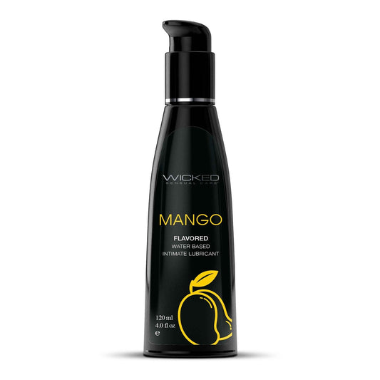 Aqua Mango Flavored Water Based Intimate Lubricant - 4 Fl. Oz. WS-90464