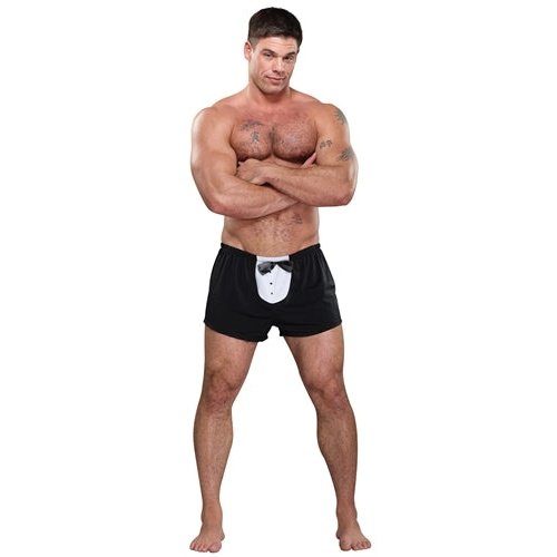 Tuxedo Boxer - One  Size - Black MP-PAK714BK1