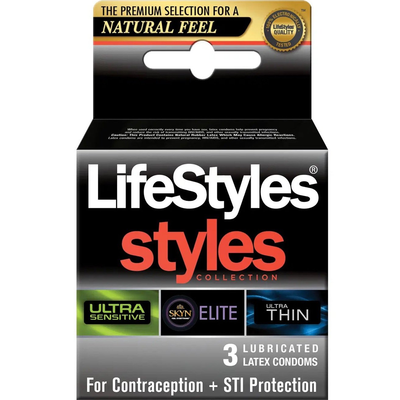 Lifestyles - Styles Sensitive 3 Pk PM9903