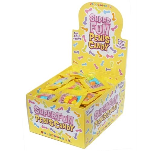 Super Fun Penis Candy - 100 Piece p.o.p Display - 3g Bags CP-692