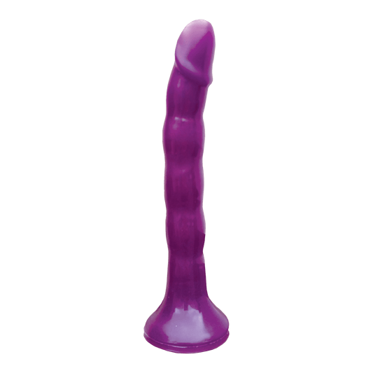 Wet Dreams Skinny Me Strap-on - Purple HTP3047