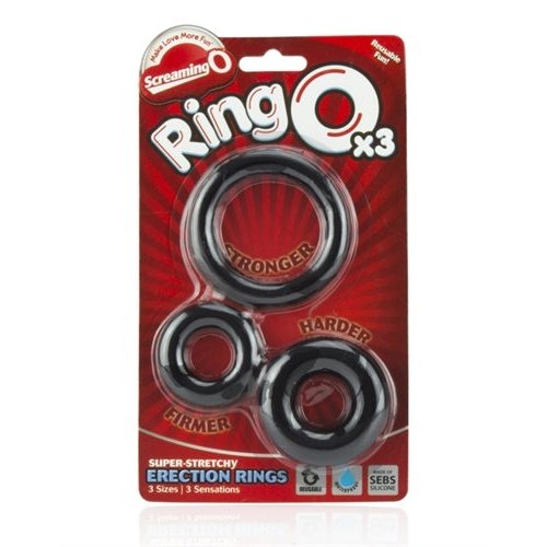 Ringo X3 - 6 Count White Box - Black RNGO-3P-110D