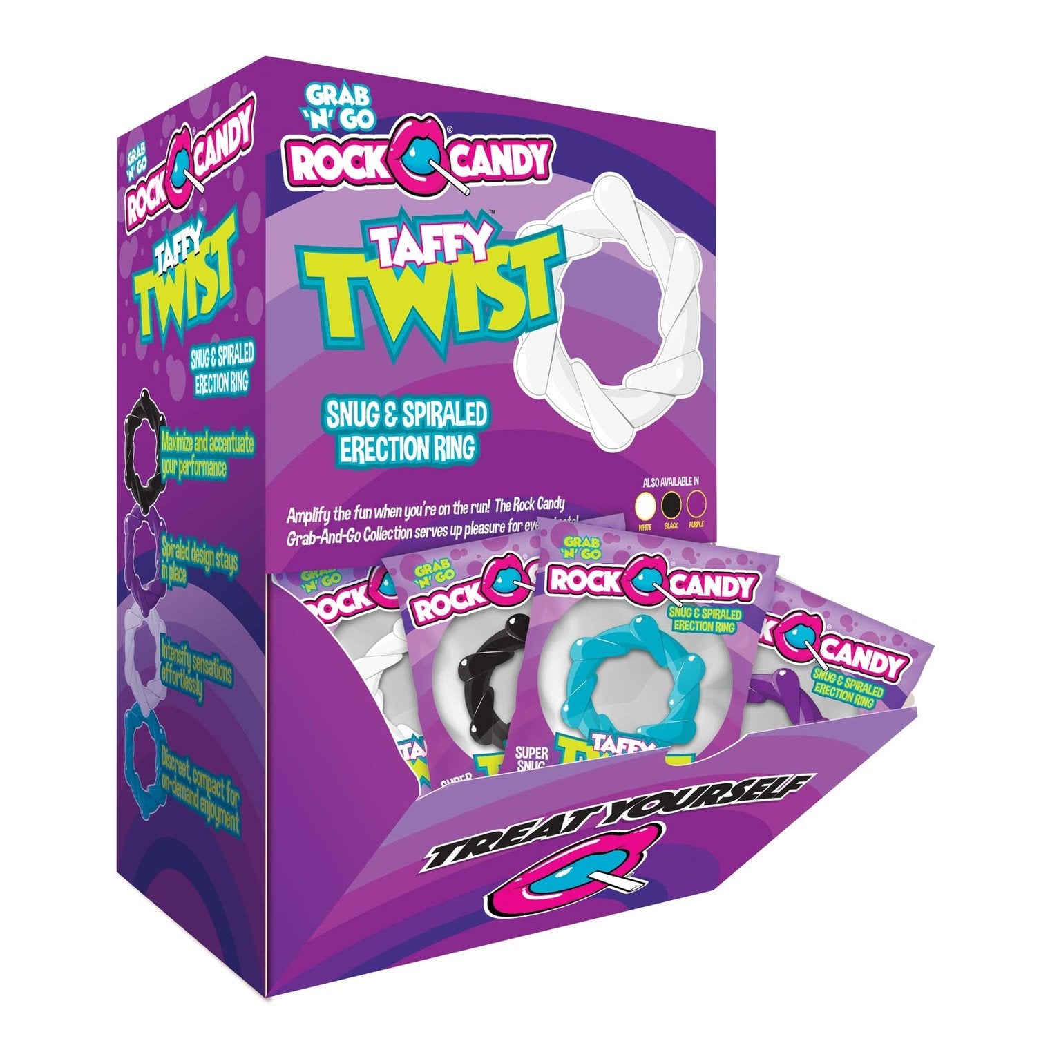 Taffy Twist 24 Pk Display - Assorted RC-TWS-124