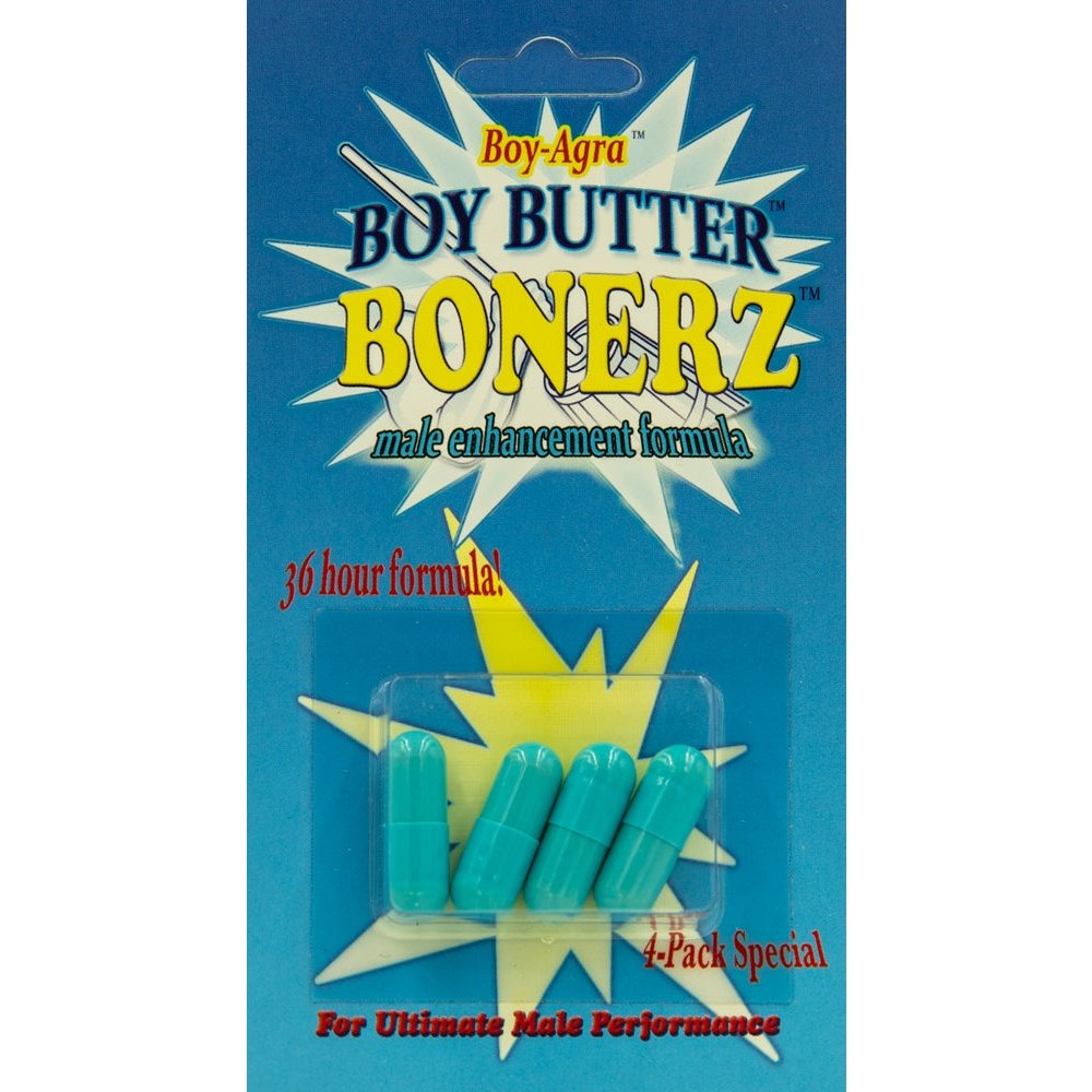 Boy-Agra Boy Butter Bonerz - Male Enhancement 4 Pack BNZ04