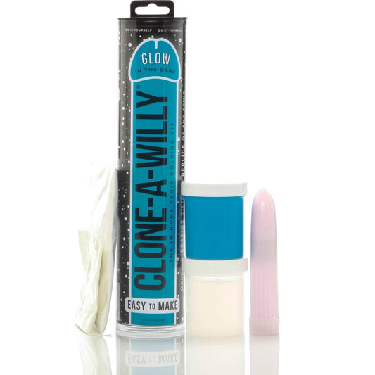 Clone-a-Willy Glow-in-the-Dark Kit - Blue BD8193