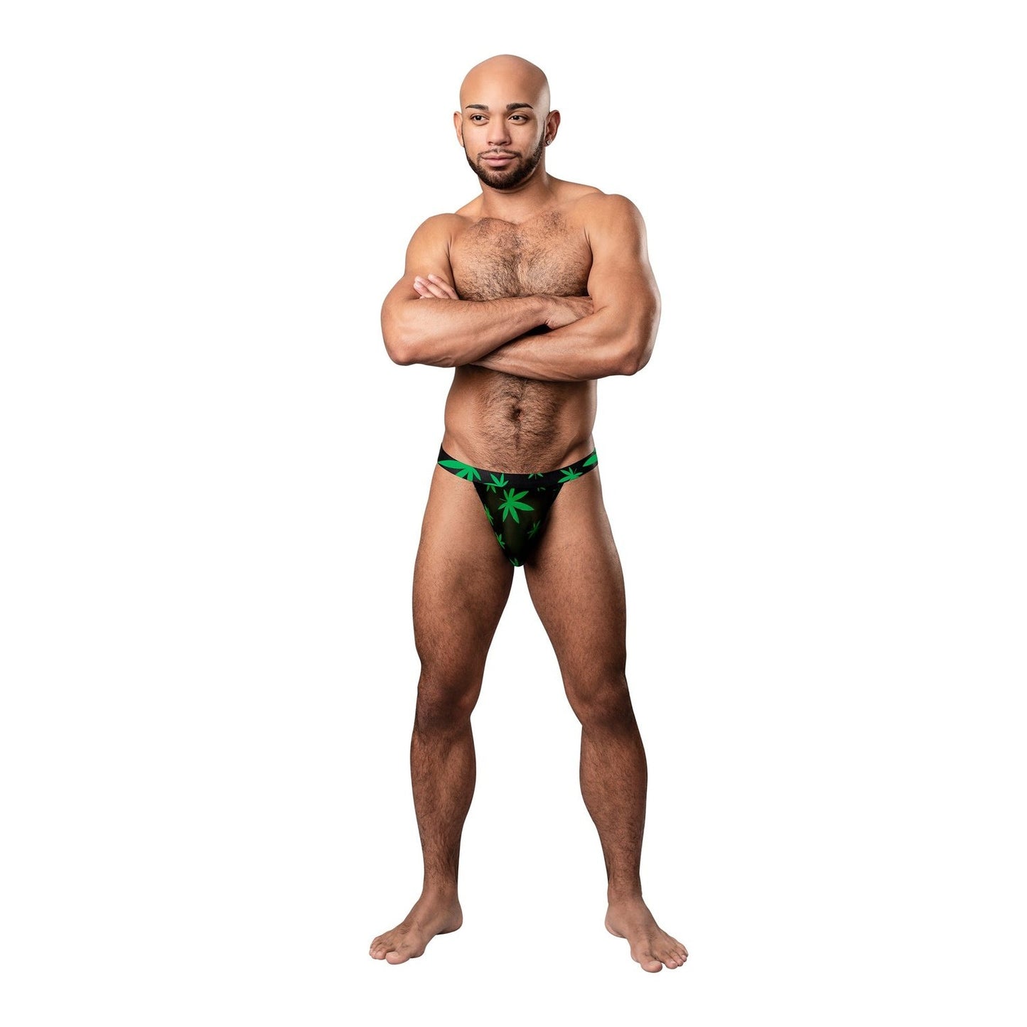 Hazy Dayz Micro Thong - Small/medium - Pot Leaf MP-433294PLSM