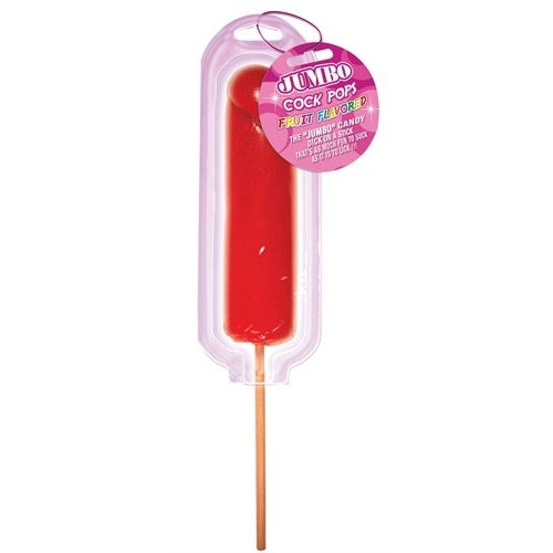 Jumbo Cock Pops Fruit Flavored - Strawberry HTP2358