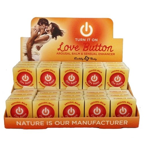 Love Button Arousal Balm - 30 Piece P.O.P. Display EB-HLB102D
