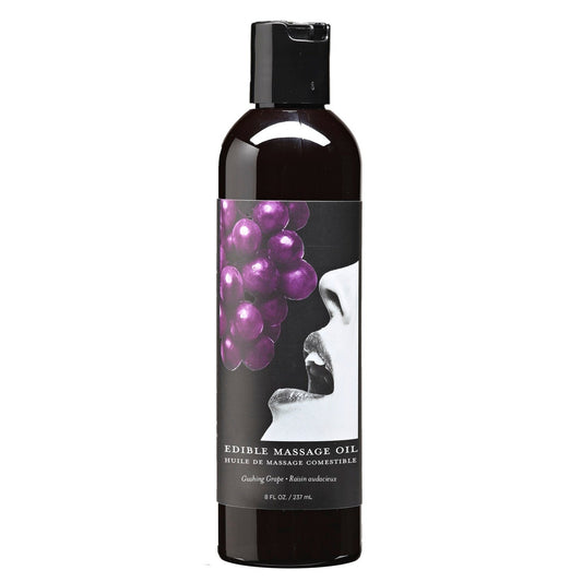 Edible Massage Oil - Grape - 8 Fl. Oz. EB-MSE007