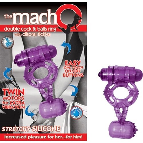 The Macho Double -Purple Cock and Balls NW2023-2