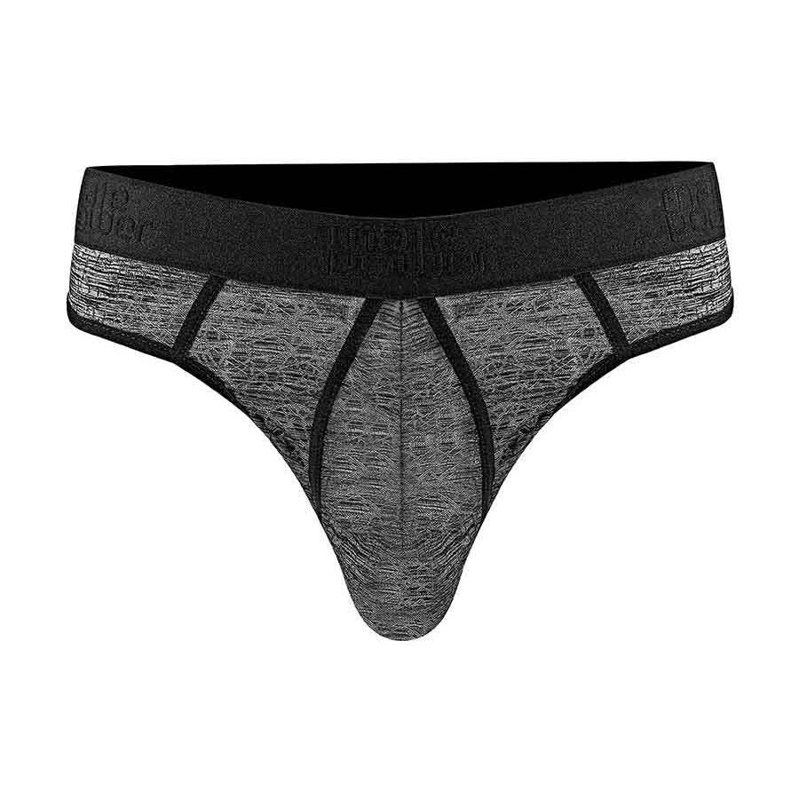 Peak Performance Sport Thong - L/ XL - Black  and Grey MP-421259GBLX