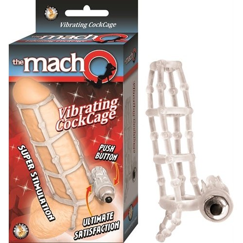 The Macho Vibrating Cockring - Clear NW2595-3