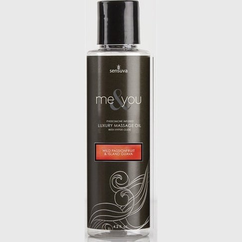 Me and You Massage Oil - Wild Passionfruit and  Island Guava - 4.2 Fl. Oz. SEN-VL434