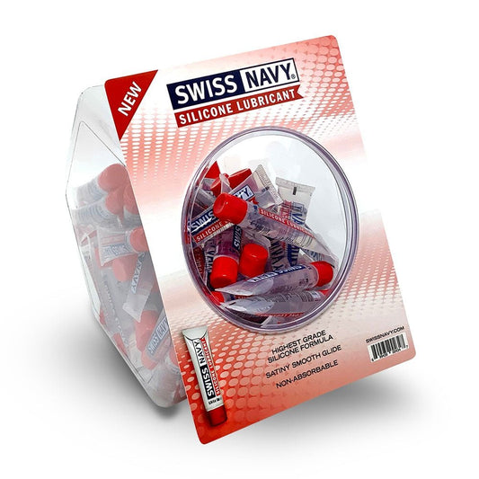 Swiss Navy Silicone 10ml 100ct Fishbowl MD-SNSL10ML100