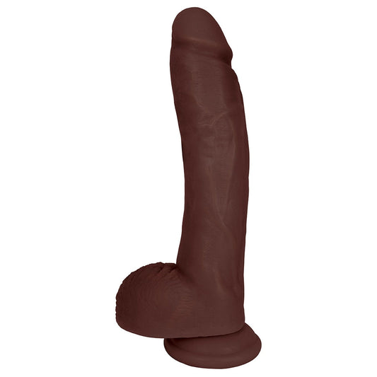 Jock 10 Inch Dong With Balls - Chocolate CN-09-0420-11