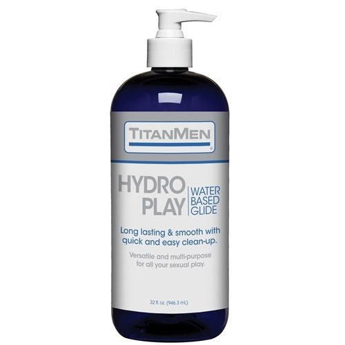 Titanmen Hydro Play Water Based Glide - Bulk - 32  Fl. Oz. DJ3900-09-BU