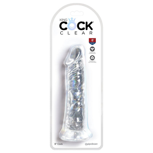 King Cock Clear 8 Inch Cock PD5757-20