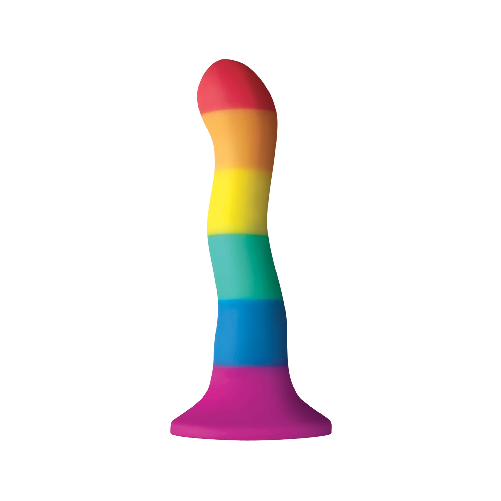 Colours - Wave - Pride Edition - 6 Inch Dildo - Rainbow NSN0408-07