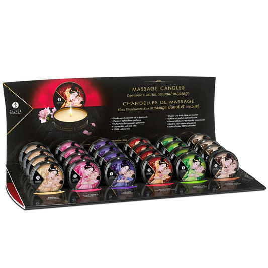 Mini Massage Candle Display - 24 Count SHU4699