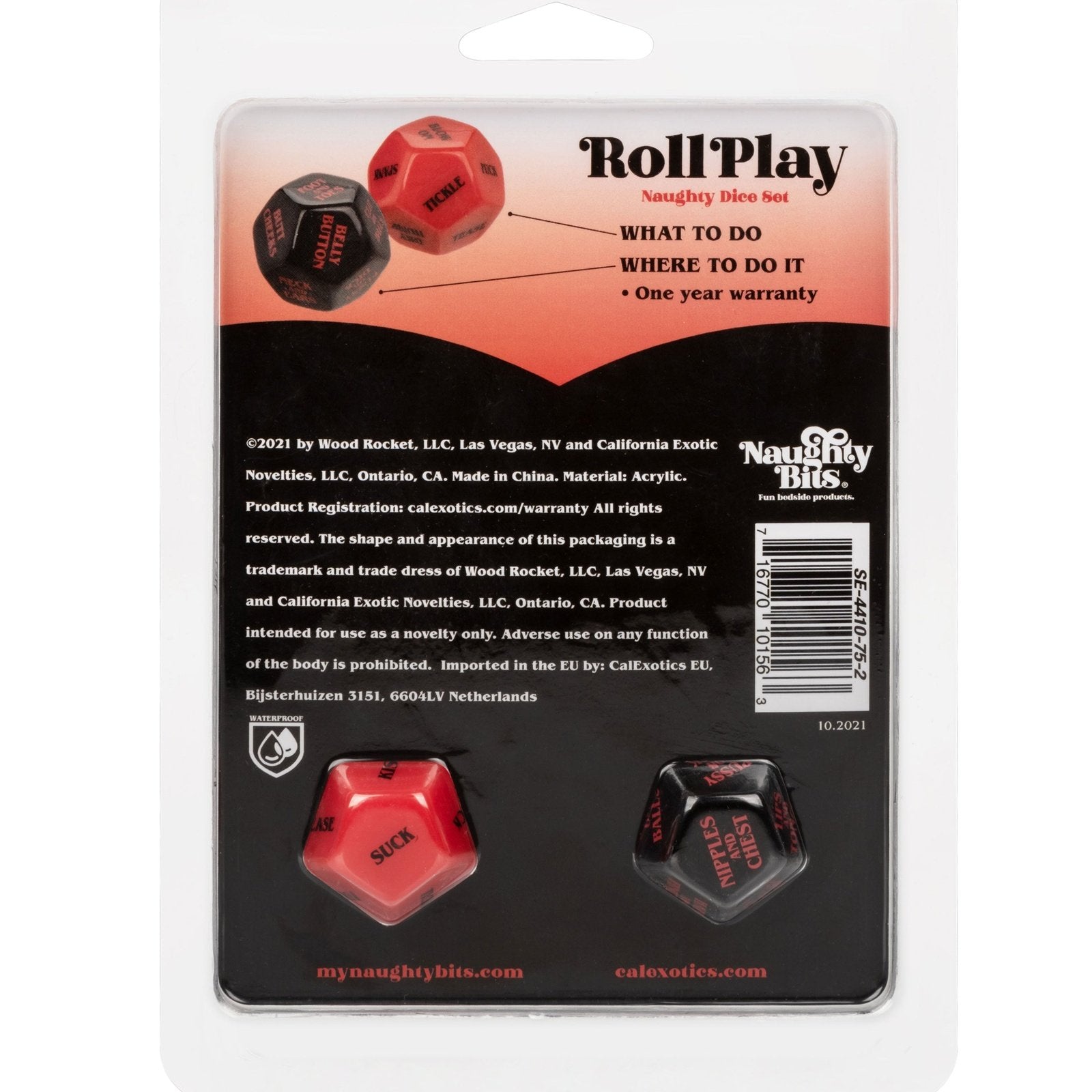 Naughty Bits Roll Play Naughty Dice Set SE4410752