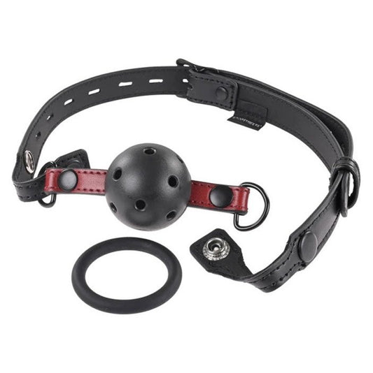 Saffron Interchangeable Gag - Black/red SS48027