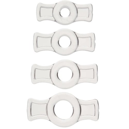 Titanmen Tools Cock Ring Set - Clear DJ3503-07