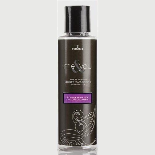 Me and You Massage Oil - Pomegranate Fig Coconut Plumeria - 4.2 Oz. SEN-VL414