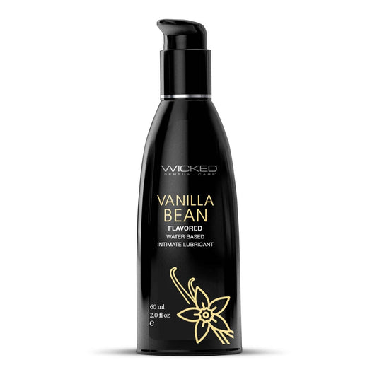 Aqua Vanilla Bean Flavored Water Based Intimate  Lubricant - 2 Fl. Oz. WS-90332