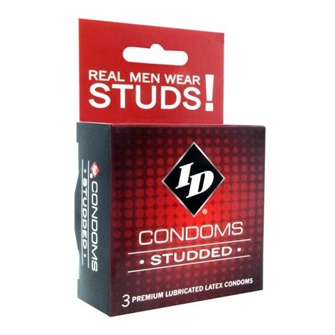 ID Studded Condoms - 3 Pack ID-WST-03