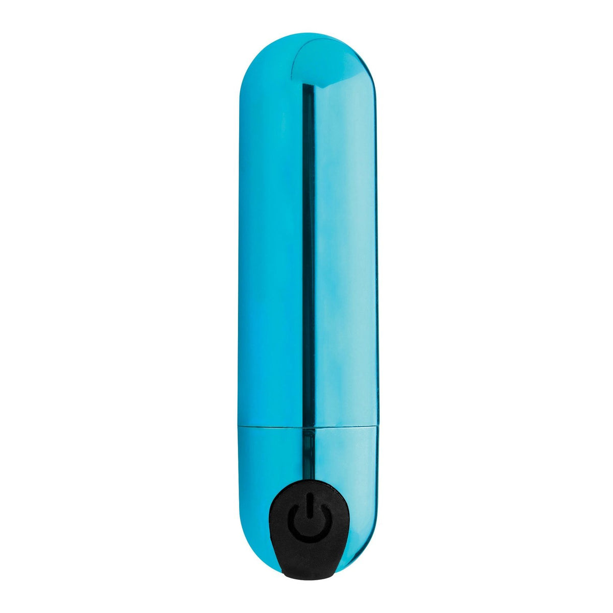 10x Rechargeable Vibrating Metallic Bullet - Blue BNG-AG656-BLU