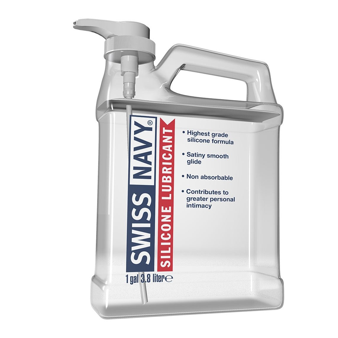 Swiss Navy Silicone Lubricant 1 Gallon MD-SNSL1G