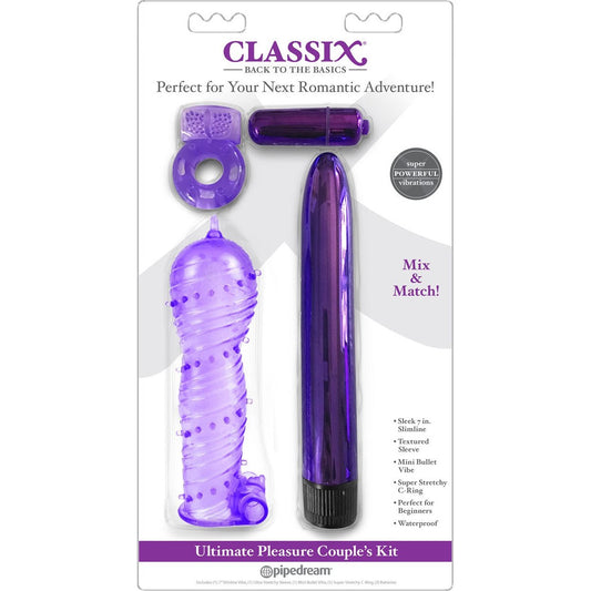 Classix Ultimate Pleasure Couples Kit - Purple PD1992-12