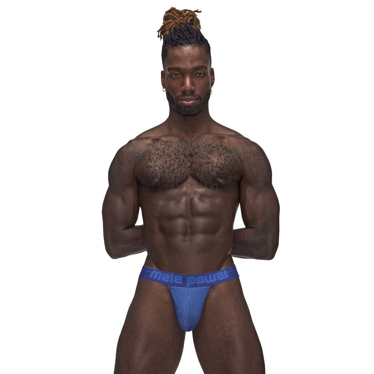 Sexagon Strappy Ring Jock - Large/x-Large - Royal MP-352269RYLX