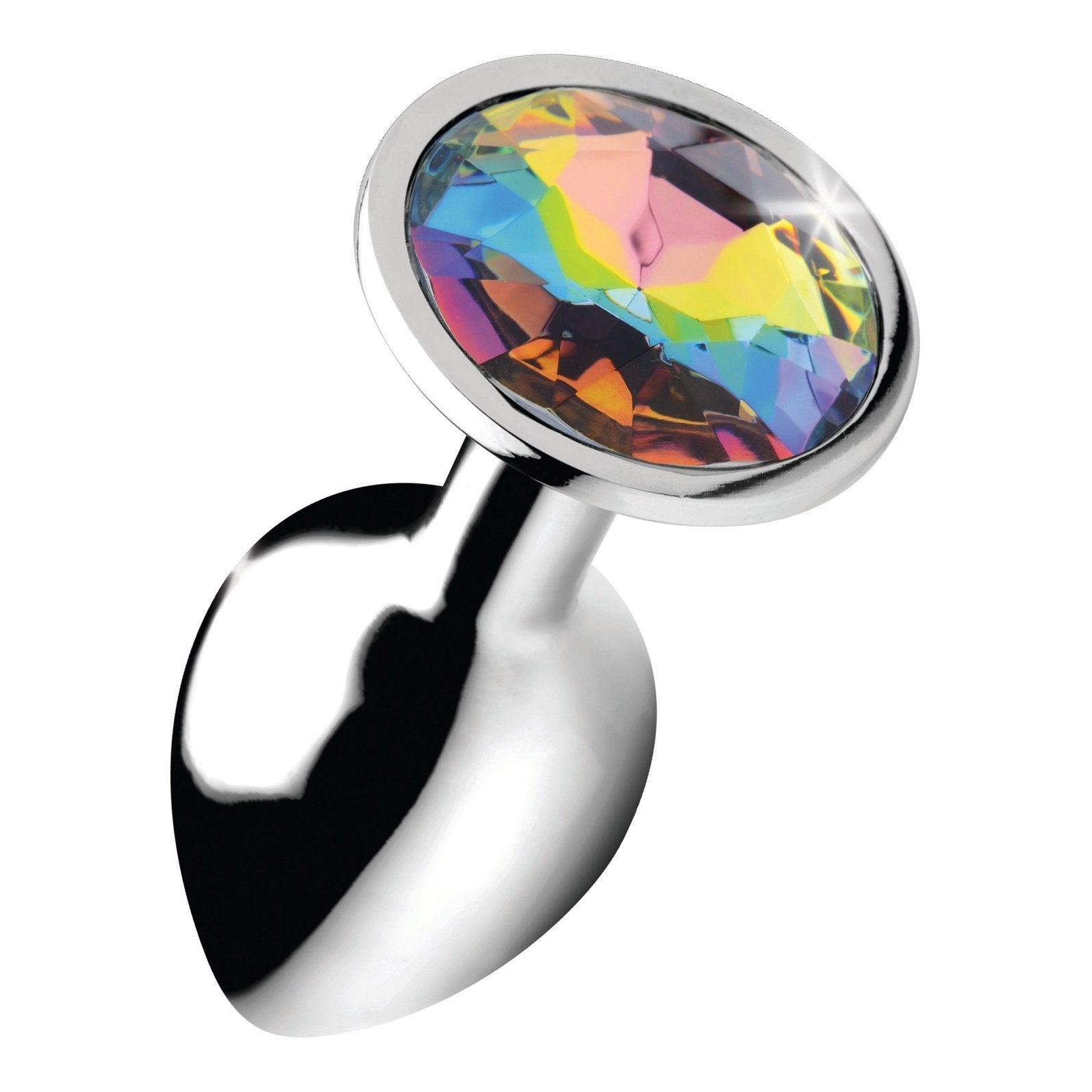 Rainbow Prism Gem Anal Plug - Small BTYS-AG375-SML