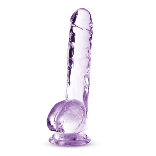 Naturally Yours - 8 Inch Crystalline Dildo - Amethyst BL-51501