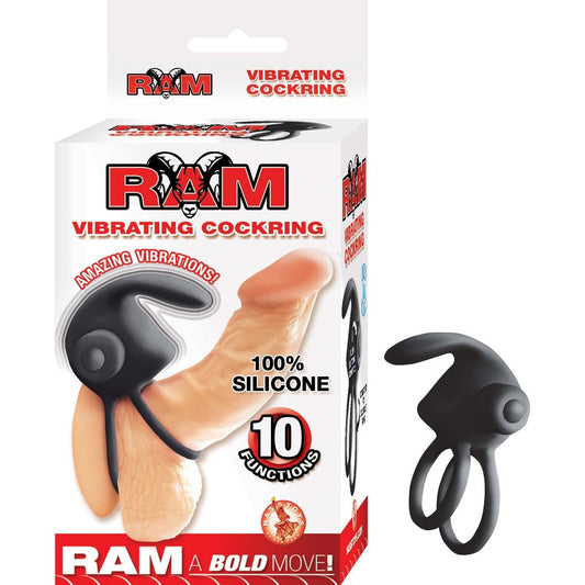 Ram Vibrating Cockring - Black NW2812-1
