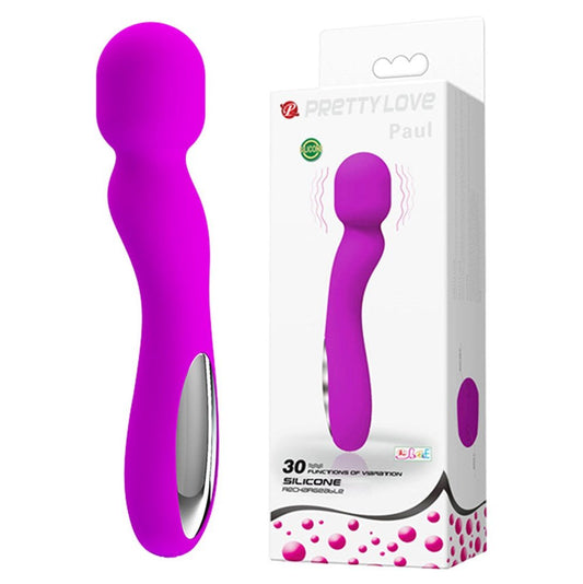 Pretty Love Paul USB Rechargeable Wand - Fuchsia BI-014313