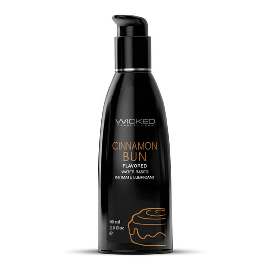 Aqua Cinnamon Bun Flavored Water Based Intimate  Lubricant - 2 Fl. Oz. WS-90342