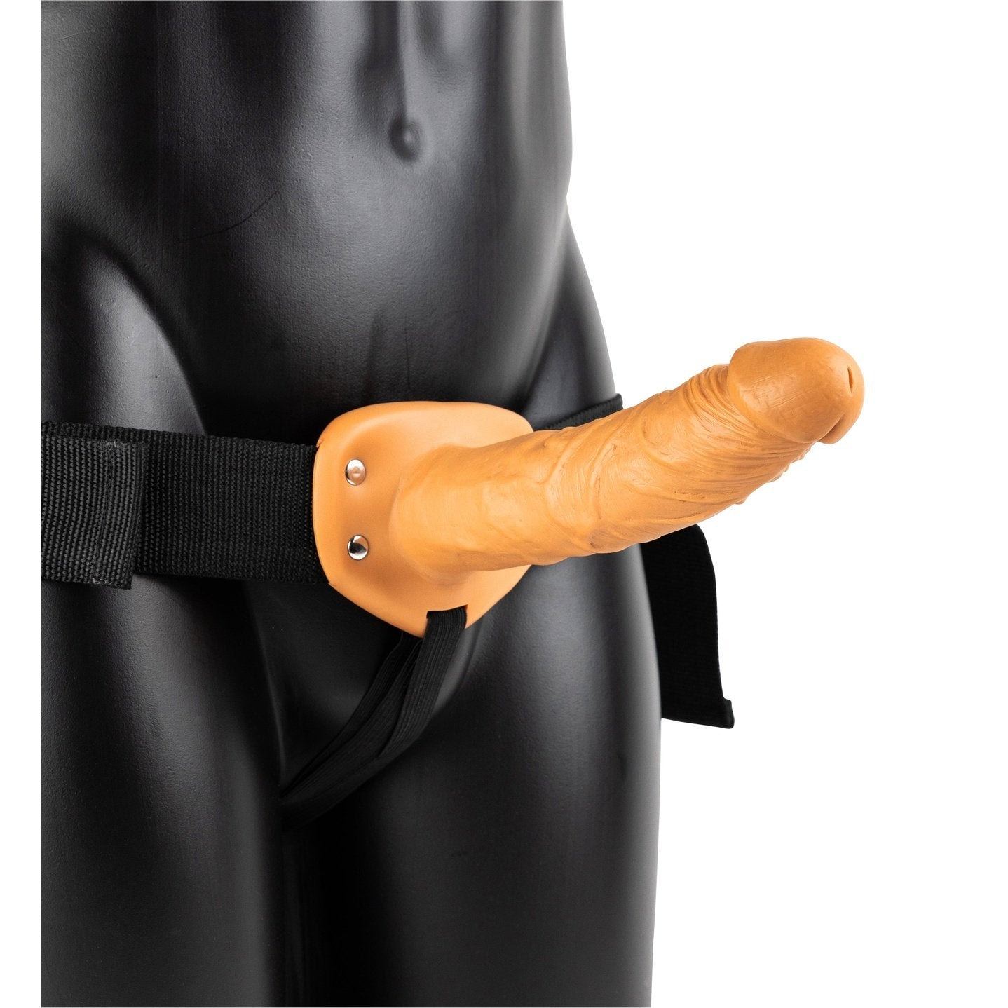 Hollow Strap-on Without Balls 8 Inch - Tan SH-REA136TAN