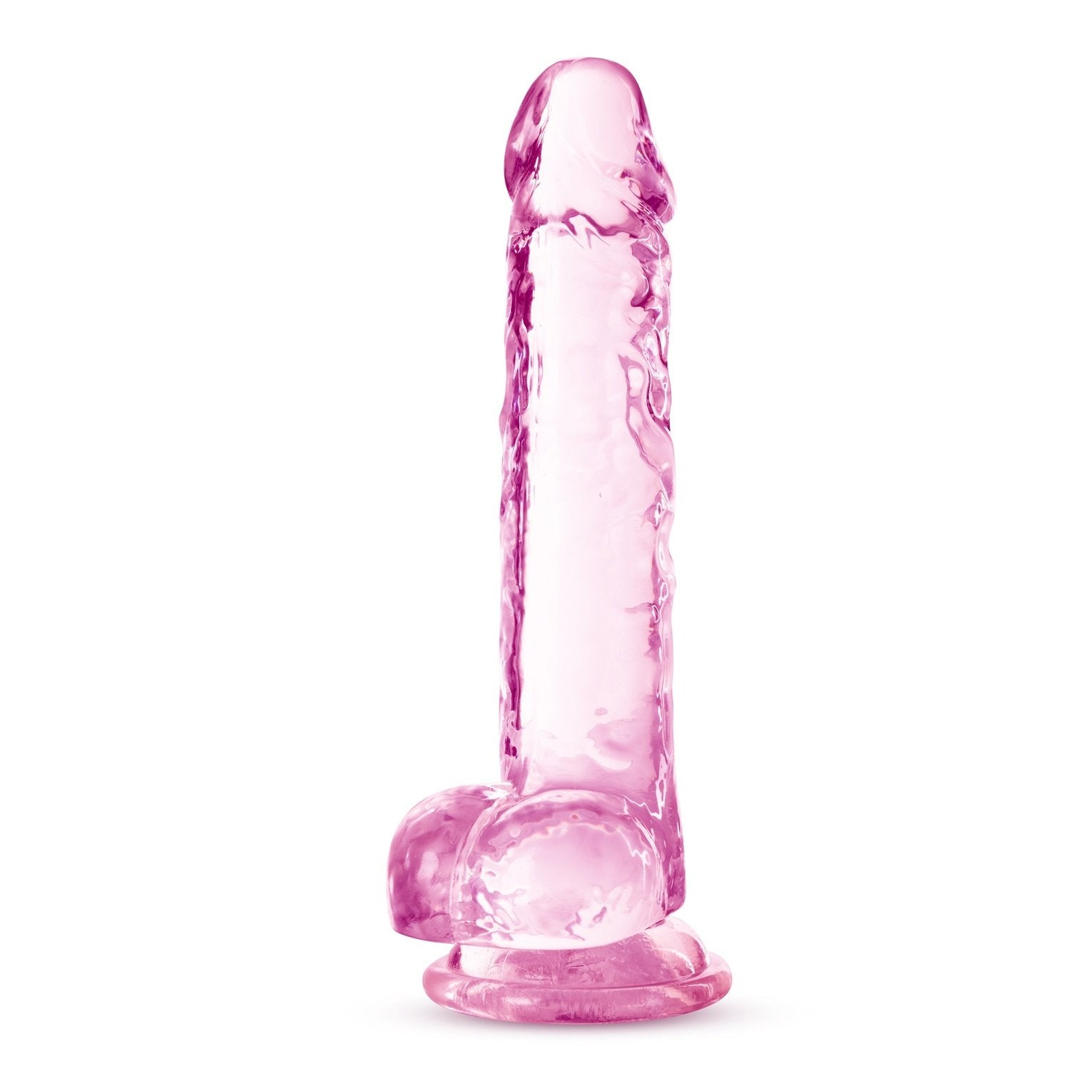 Naturally Yours - 7 Inch Crystalline Dildo - Rose BL-51600