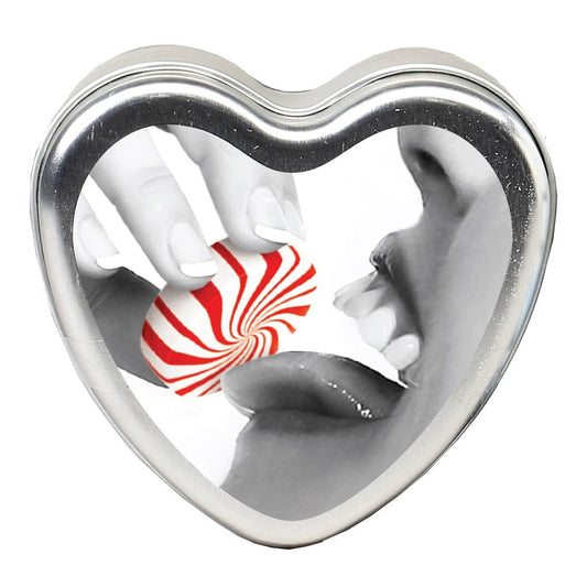 Edible Heart Candle - Mint - 4 Oz. EB-HSCK008