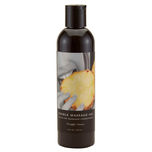 Edible Massage Oil - Pineapple - 8 Fl. Oz. EB-MSE011