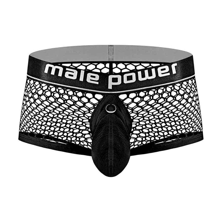 Cock Pit Net Mini Cock Ring Short - Large - Black MP-120260BKLG