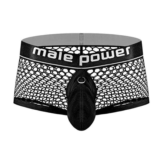 Cock Pit Net Mini Cock Ring Short - Large - Black MP-120260BKLG