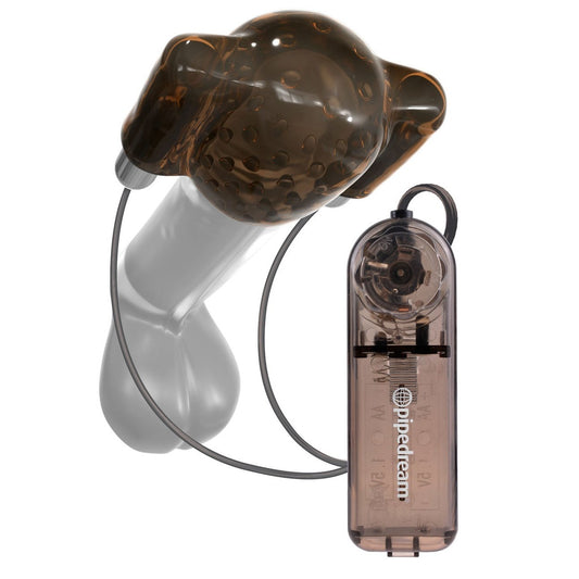 Classix Dual Vibrating Head Teaser - Black/smoke PD1996-24