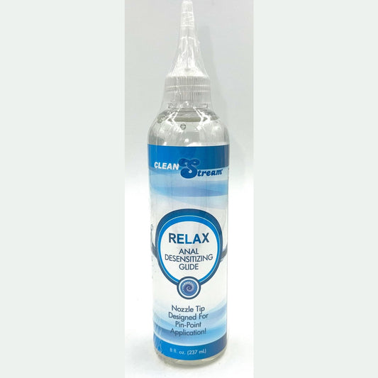 Relax Desensitizing Anal Lube With Dispensing Tip - 8 Oz CS-AF987