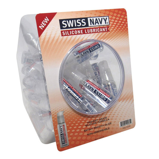 Swiss Navy Silicone 1oz Fishbowl 50ct MD-SNSL1OZ50