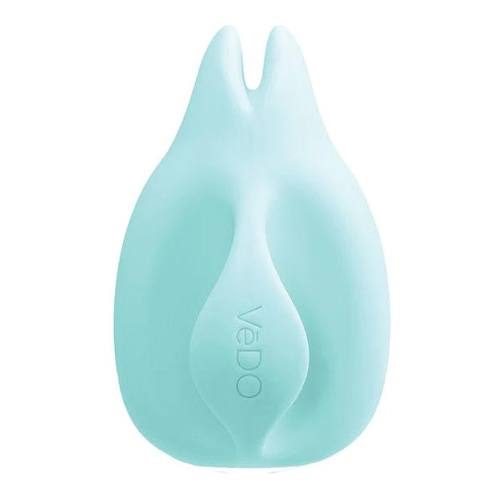 Huni Rechargeable Finger Vibe - Tease Me Turquoise VI-F1201