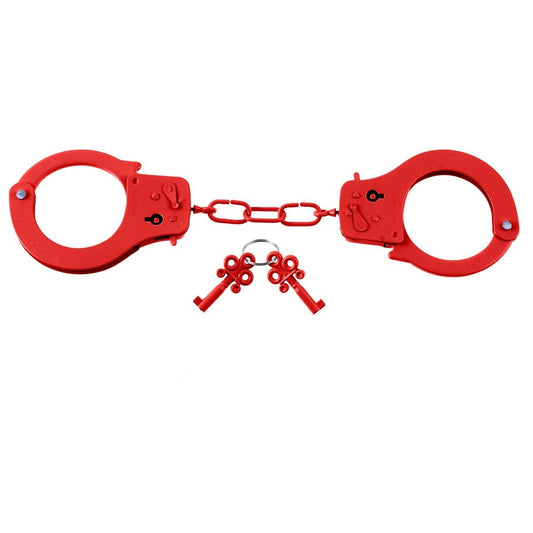Fetish Fantasy Series Metal Handcuffs - Red PD3801-15
